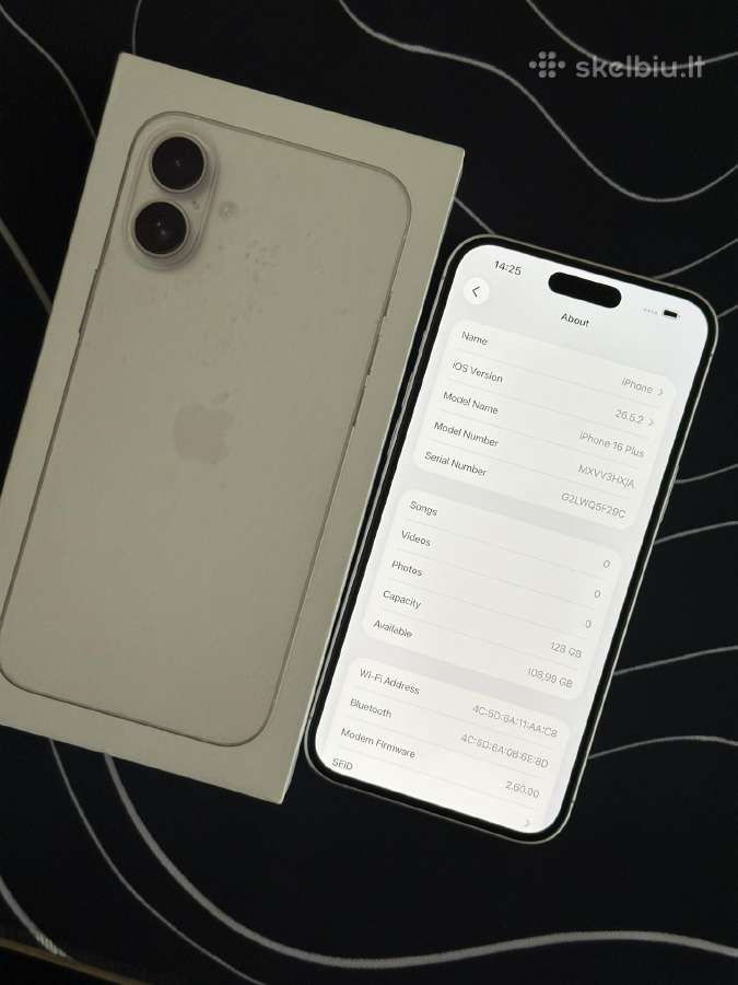 iPhone 16 Plus 128gb - nuotraukos Nr. 7