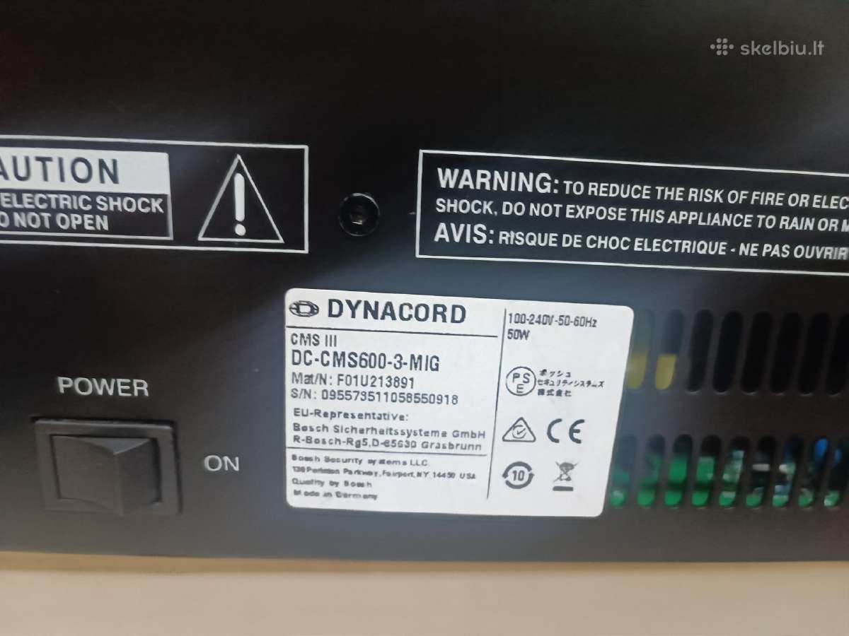 Nauji Dynacord Sm600-3, Pm600-3 - nuotraukos Nr. 2