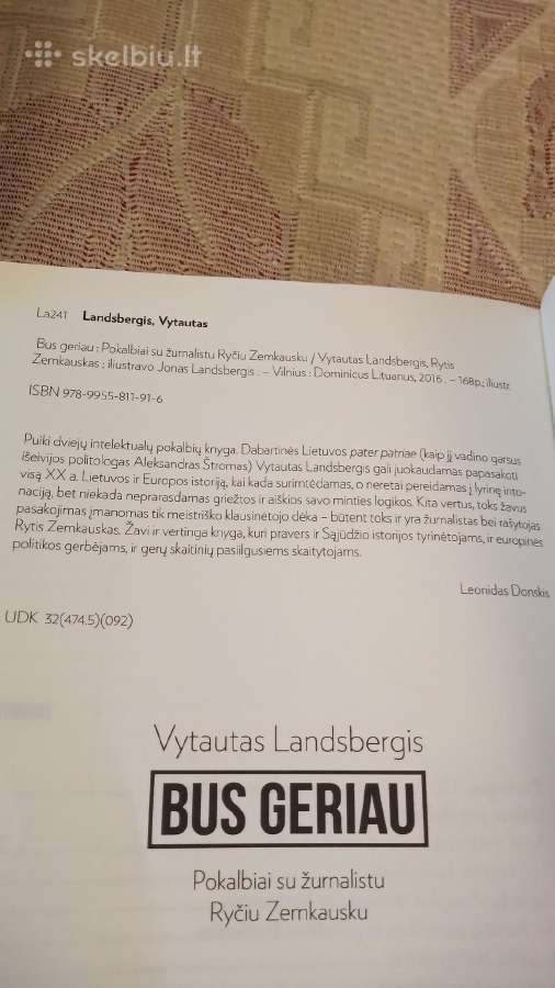 Vytautas Landsbergis 4 knygos - nuotraukos Nr. 6