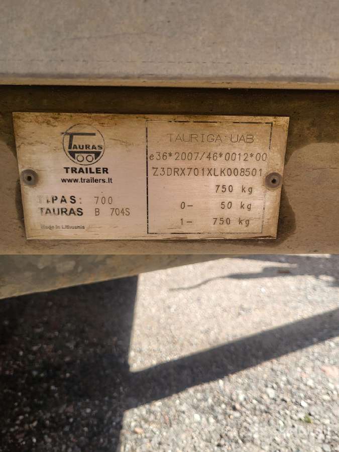 Automobilio priekaba - nuotraukos Nr. 4