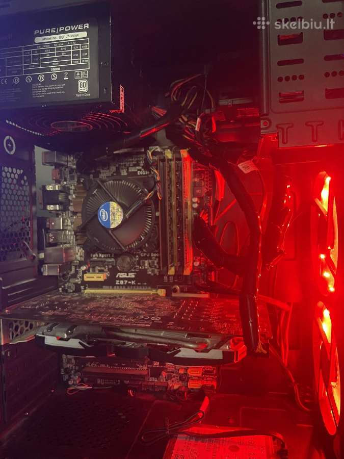 Gaming Pc i7-4771 Rx 580 8gb 16gb RAM 1.15tb - nuotraukos Nr. 2