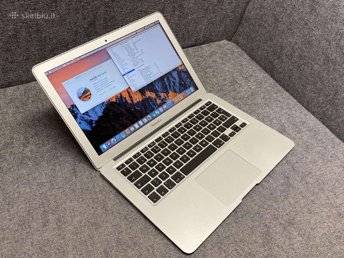Apple MacBook Air i5/ 256gb/ 4gb/ 13:55val - nuotraukos Nr. 2