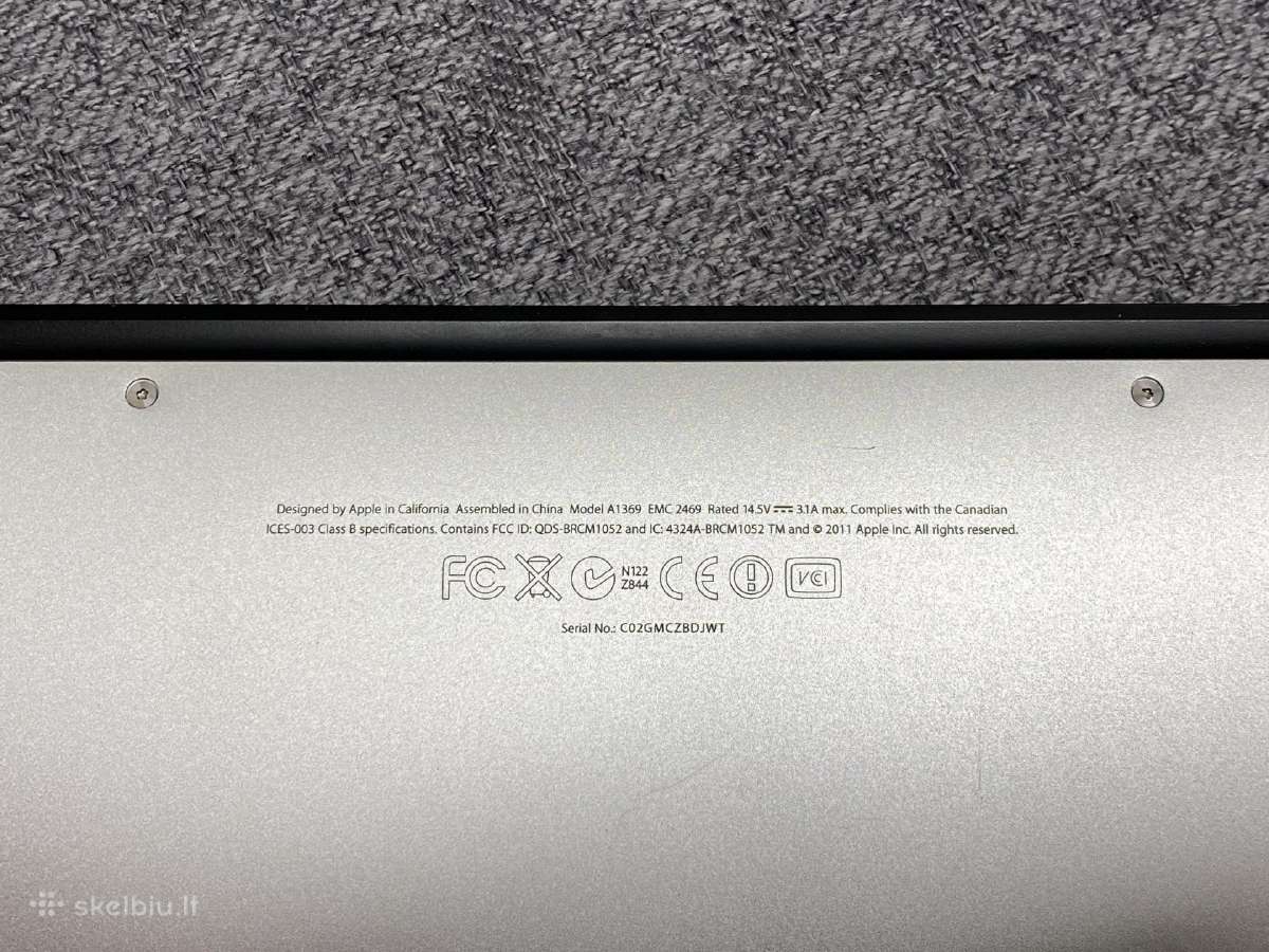 Apple MacBook Air i5/ 256gb/ 4gb/ 13:55val - nuotraukos Nr. 14