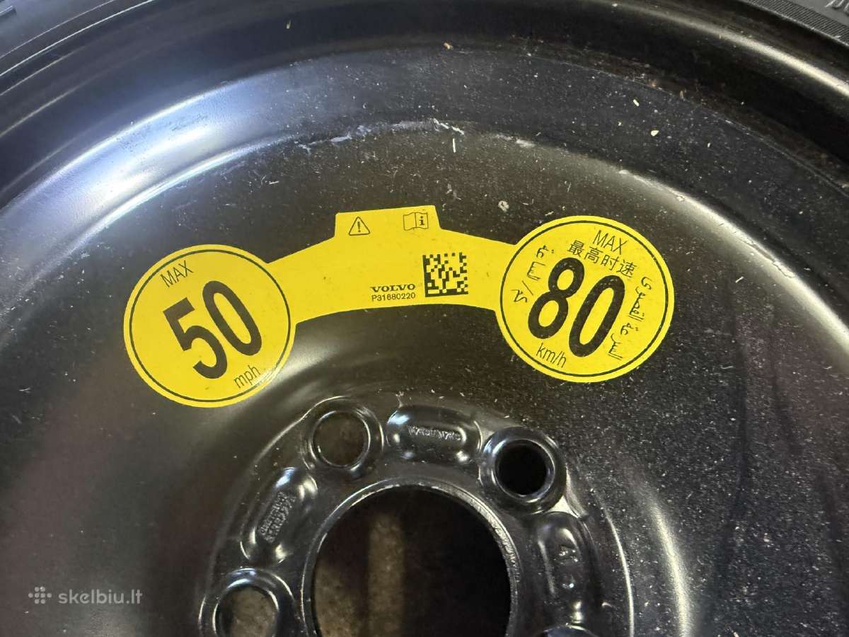 Volvo atsarginį ratą („tabletę“) R18 - nuotraukos Nr. 8