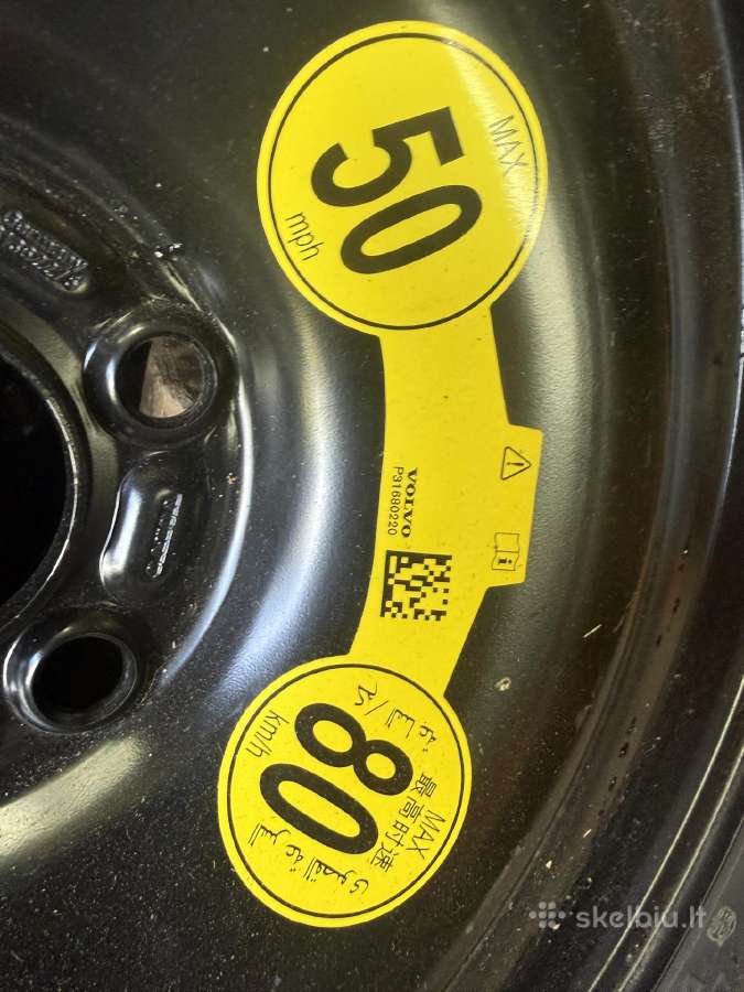 Volvo atsarginį ratą („tabletę“) R18 - nuotraukos Nr. 15