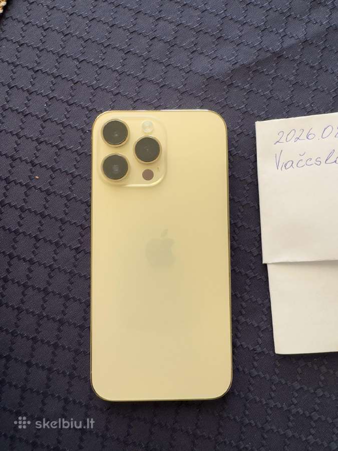 iPhone 14 Pro Max 128gb Gold Ideali būklė - nuotraukos Nr. 2