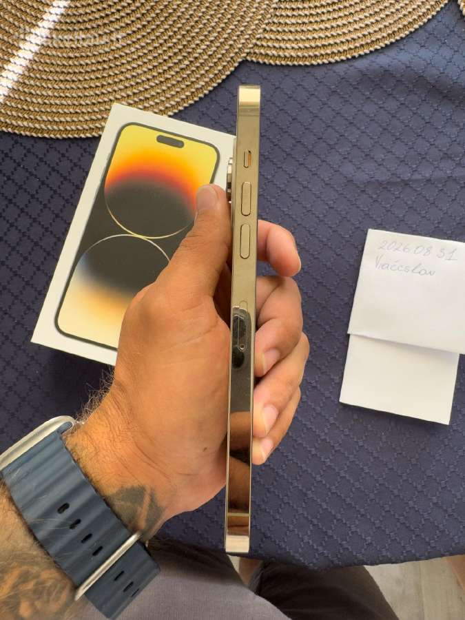 iPhone 14 Pro Max 128gb Gold Ideali būklė - nuotraukos Nr. 4