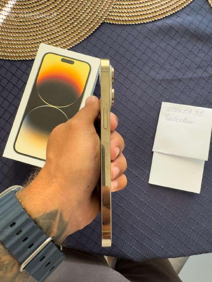 iPhone 14 Pro Max 128gb Gold Ideali būklė - nuotraukos Nr. 5