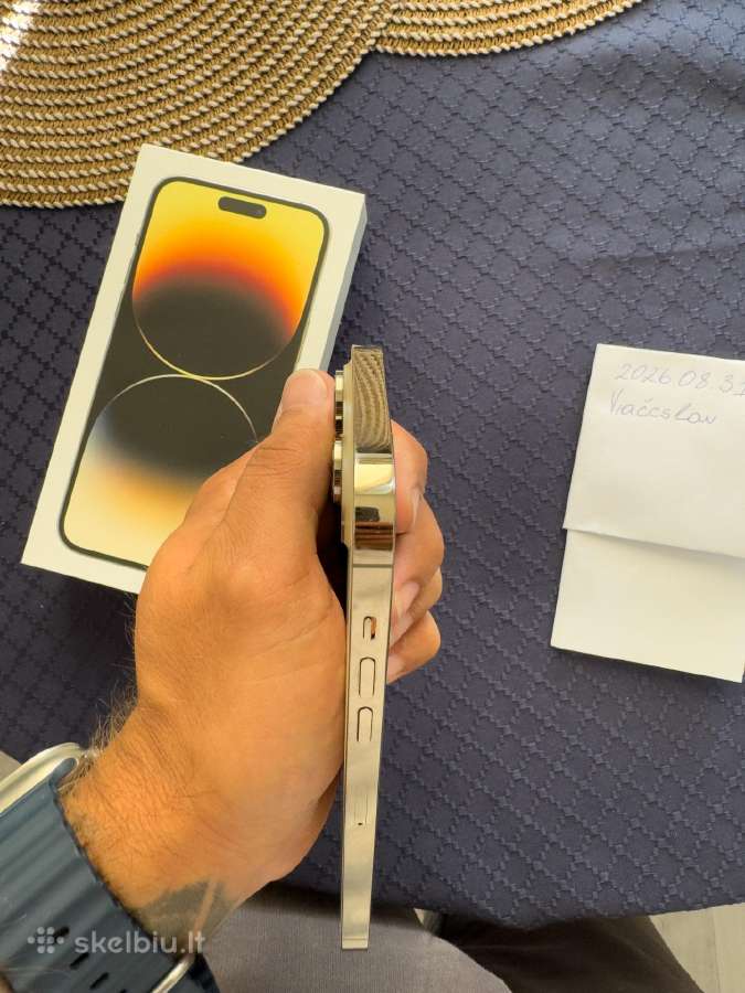 iPhone 14 Pro Max 128gb Gold Ideali būklė - nuotraukos Nr. 8