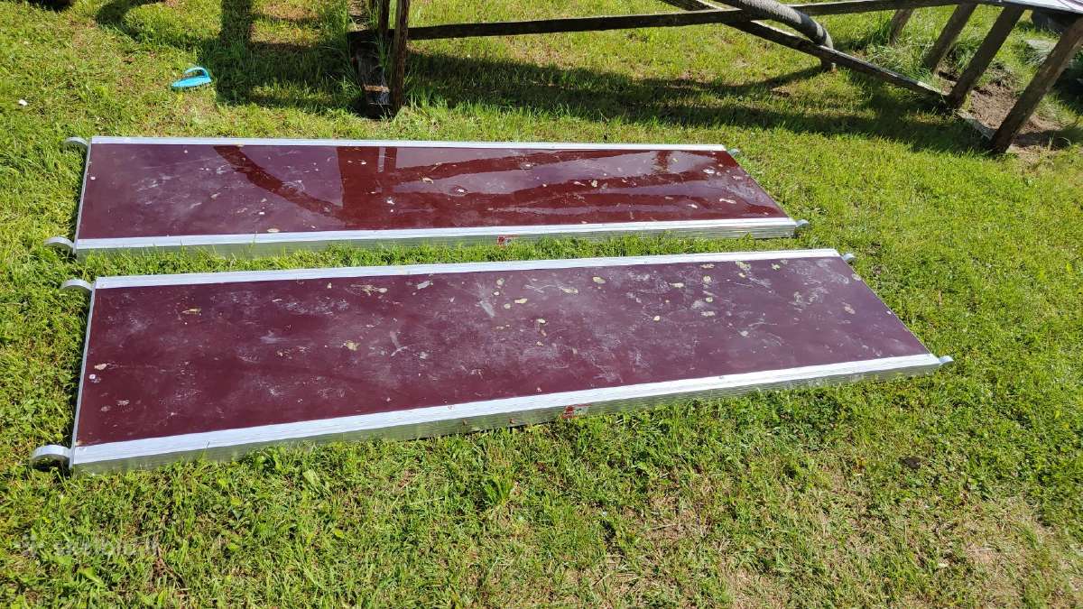 Sulankstomas platus dažymo bokštas Jumbo 250 X 135 - nuotraukos Nr. 2