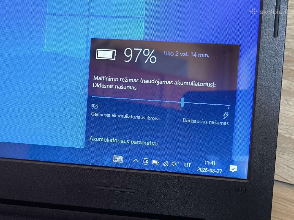 Lenovo ideapad 100 / i3-5005u - nuotraukos Nr. 6