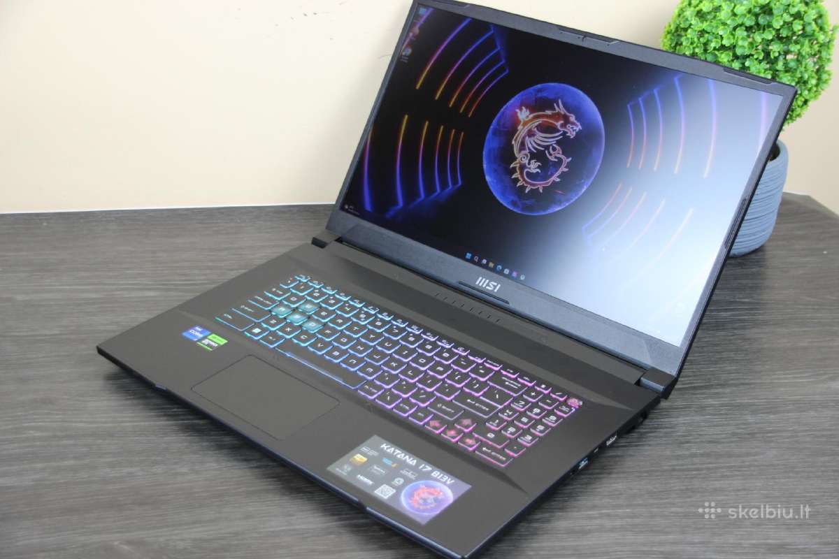Msi 17,3 i7-13gen Rtx 4060 8gb 16gb 1tb SSD - nuotraukos Nr. 5