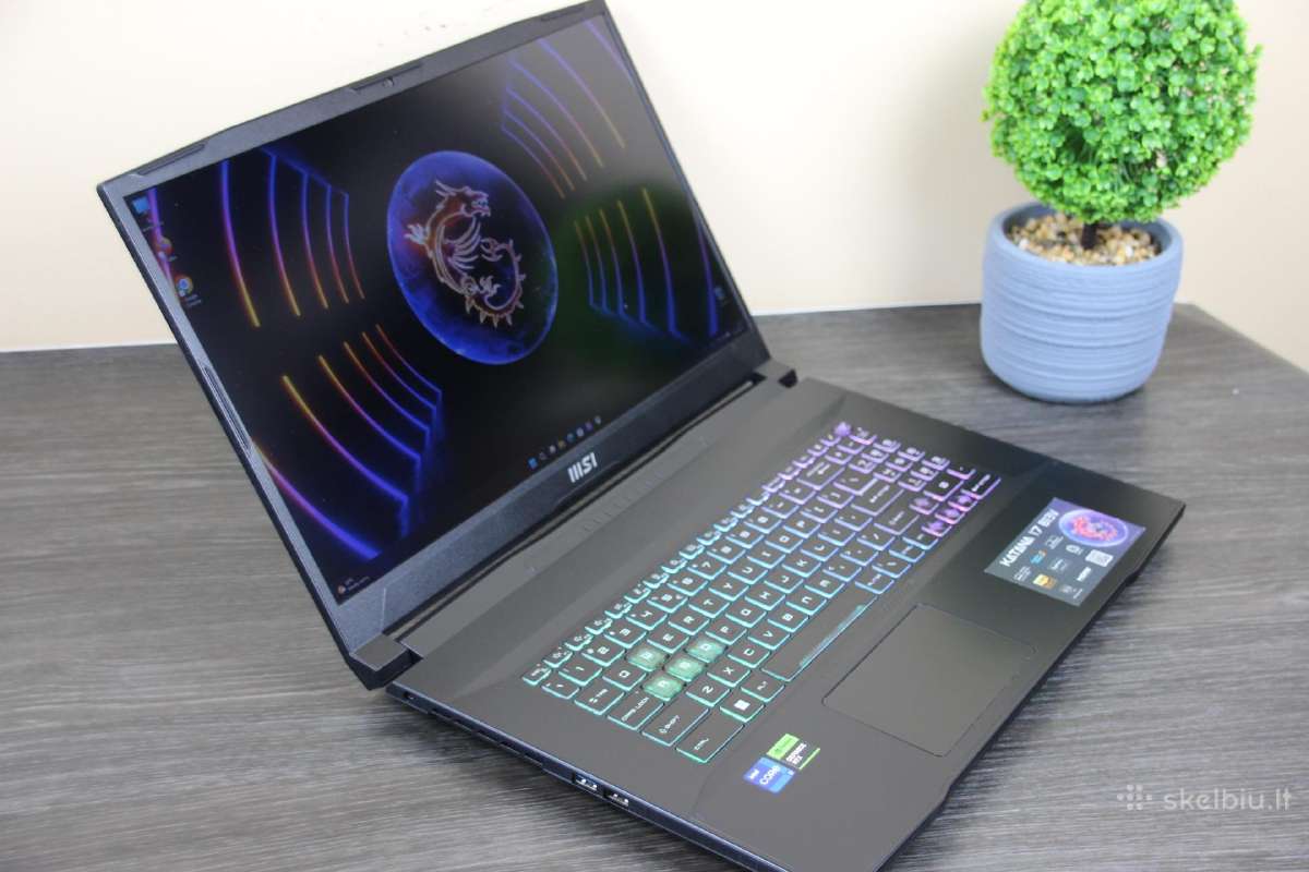 Msi 17,3 i7-13gen Rtx 4060 8gb 16gb 1tb SSD - nuotraukos Nr. 7