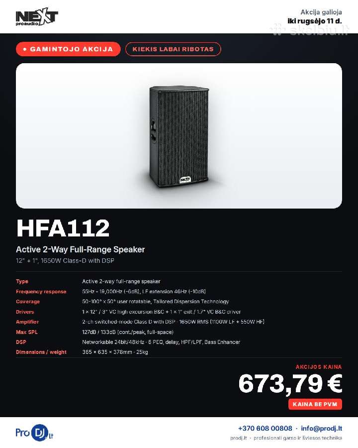Next Proaudio išpardavimas - nuotraukos Nr. 4