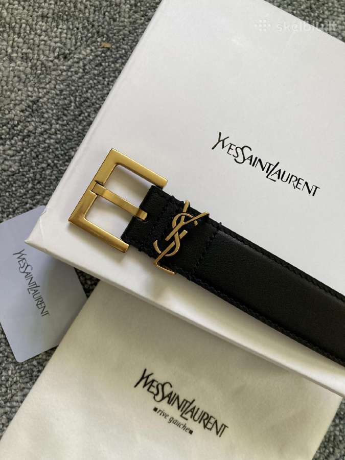 Odinis diržas Yves Saint Laurent. - nuotraukos Nr. 3