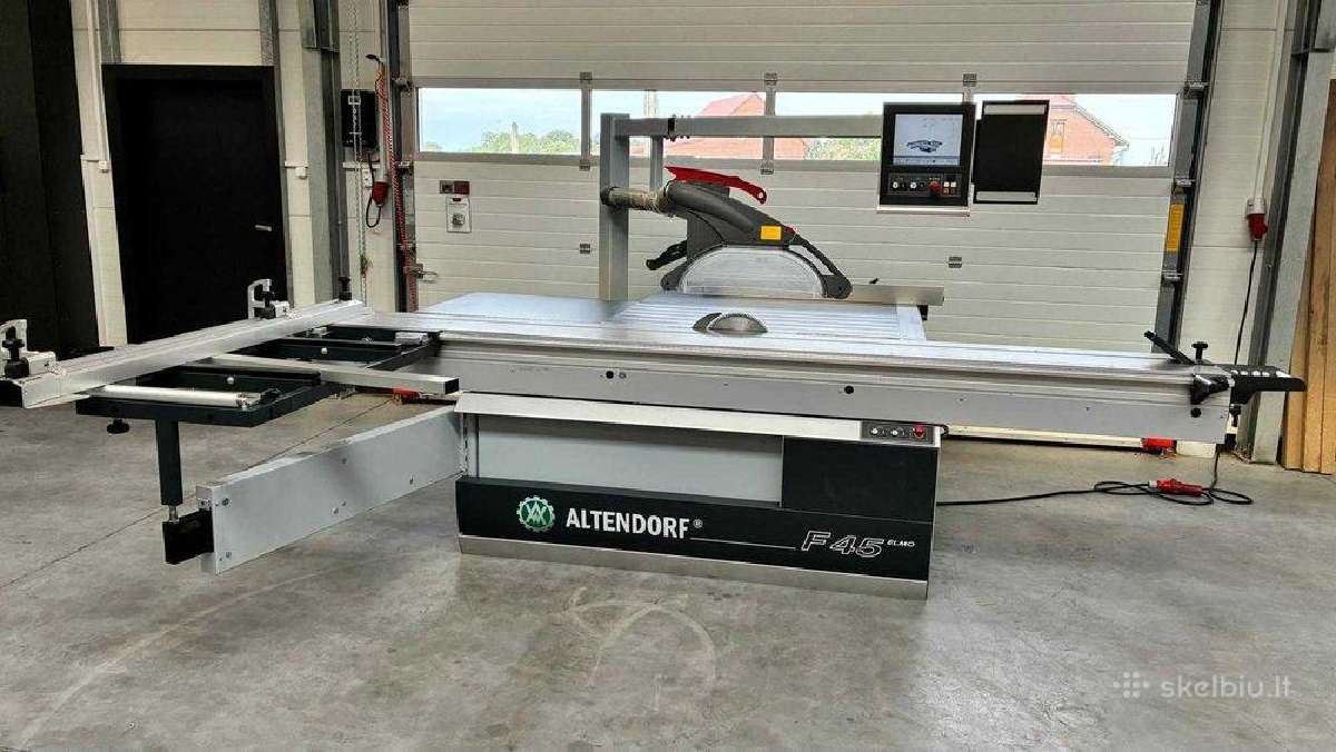 Formatinio pjovimo staklės Altendorf F45 - nuotraukos Nr. 3