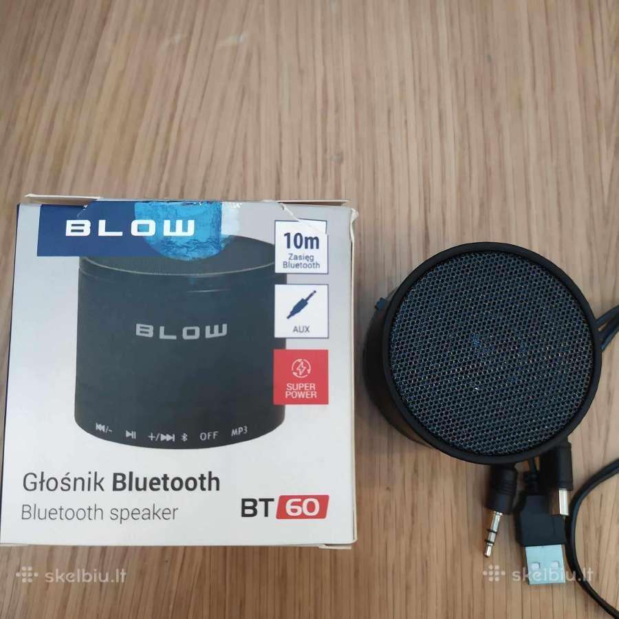 Nešiojama kolonėlė Blow Bt-60 Black (Juodas) - nuotraukos Nr. 2