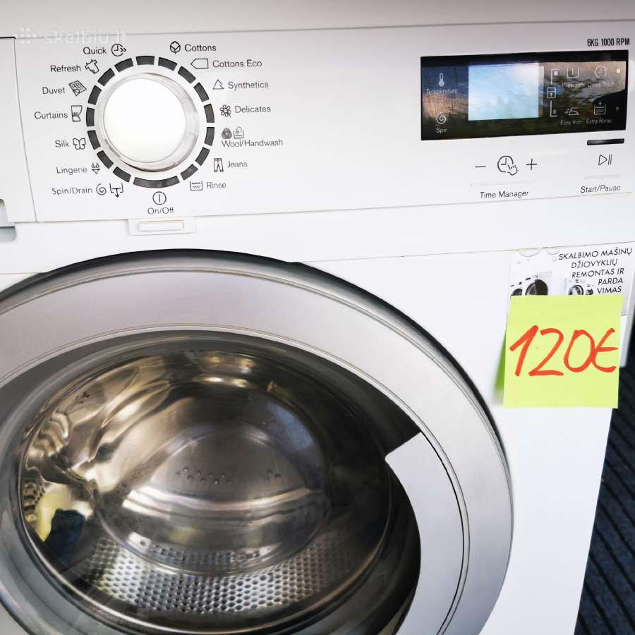 Siaura 42cm gylio skalbimo mašina Electrolux - nuotraukos Nr. 2