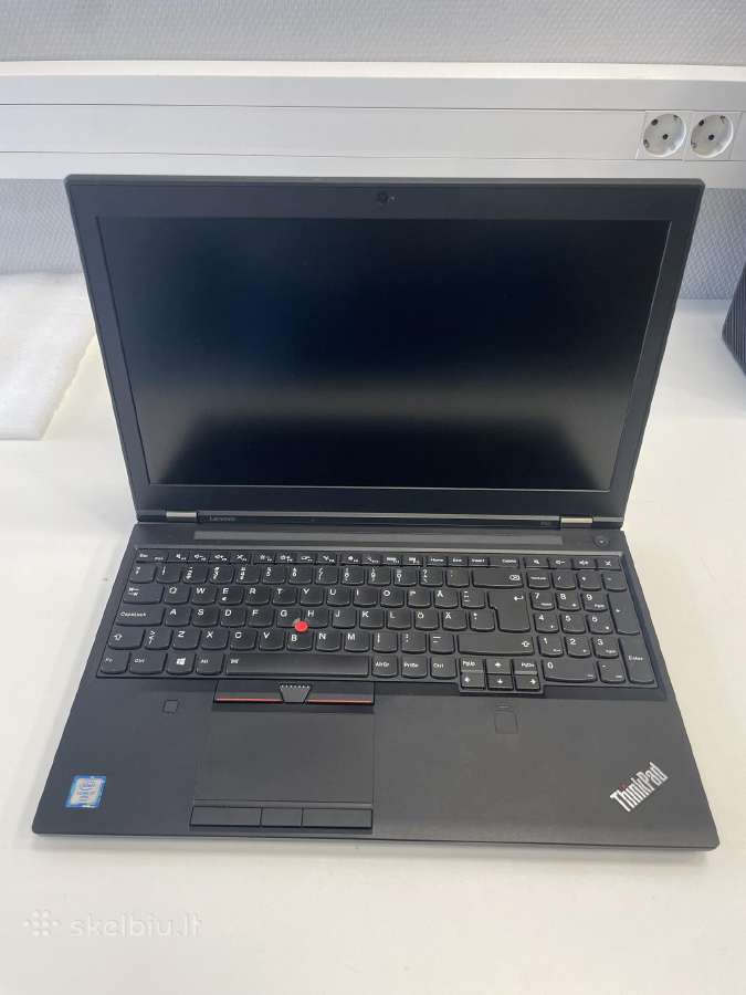 Lenovo Thinkpad P50 i7-6700hq 512ssd 32ram M1000m - nuotraukos Nr. 3
