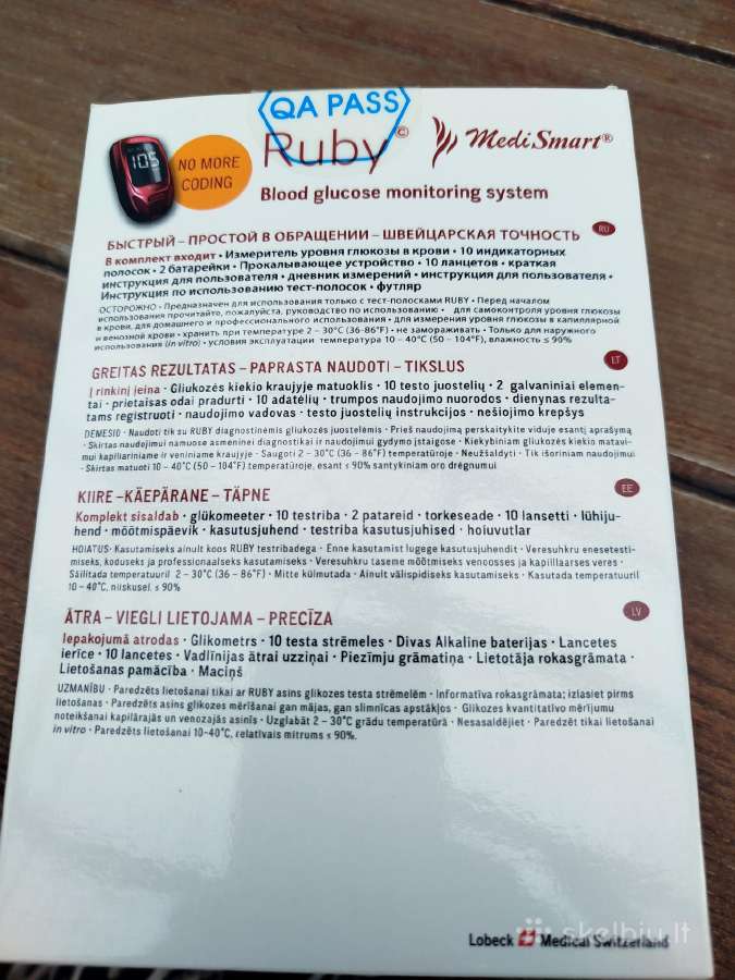 Gliukozės kiekio kraujyje stebėjimo sistema Ruby - nuotraukos Nr. 2