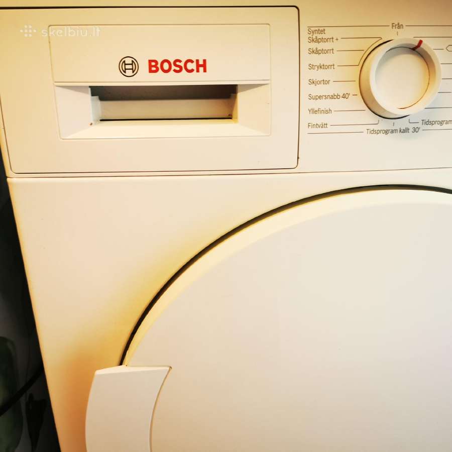 Rūbų džiovyklė Bosch su 6mėn Garantija A++ Klasės - nuotraukos Nr. 3