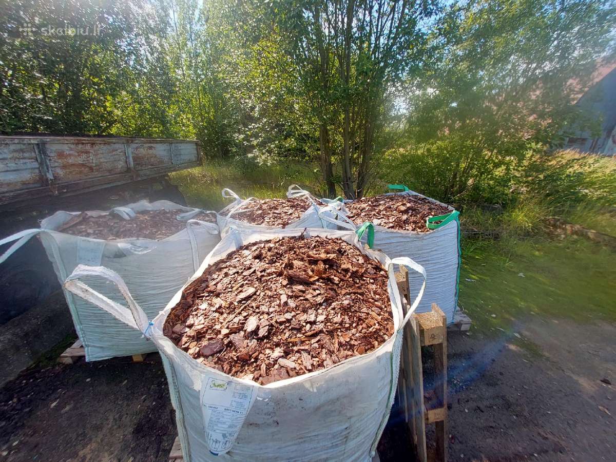Spygliuočių mulčas, pušies , eglės žievės mulčias - nuotraukos Nr. 6