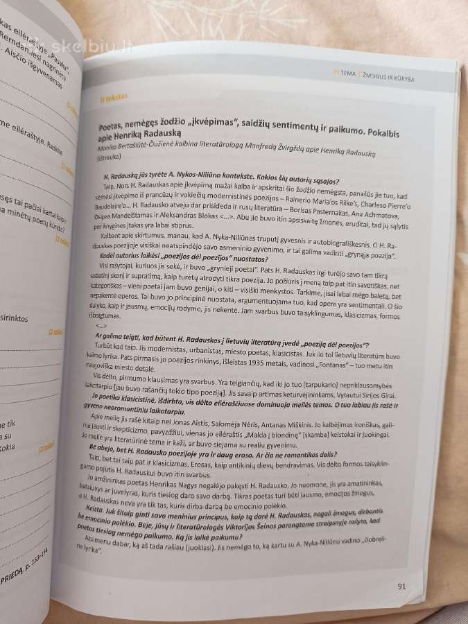 Lietuvių kalba ir literatūra Vbe I dalis 11 klasė - nuotraukos Nr. 3