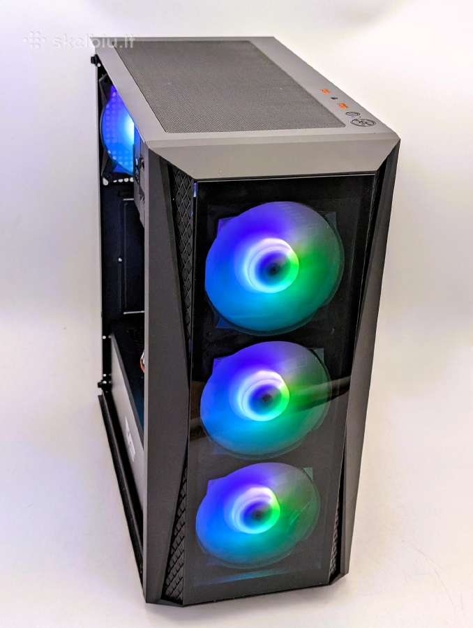 Gaming Pc Ryzen 5 5500 Rtx 3060 Ti 8gb SSD + HDD - nuotraukos Nr. 3