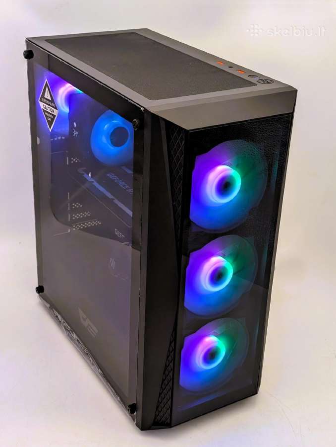 Gaming Pc Ryzen 5 5500 Rtx 3060 Ti 8gb SSD + HDD - nuotraukos Nr. 5