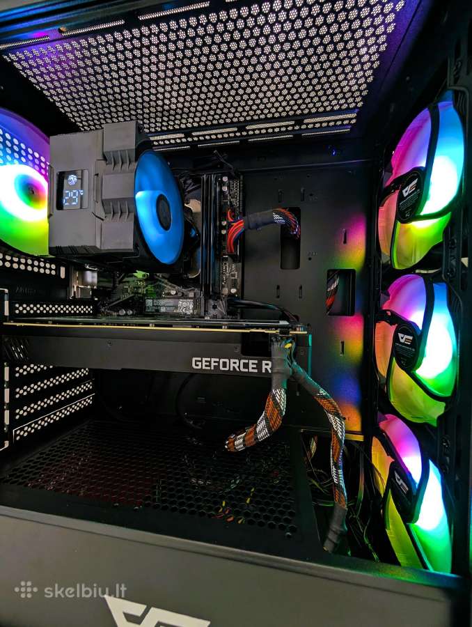 Gaming Pc Ryzen 5 5500 Rtx 3060 Ti 8gb SSD + HDD - nuotraukos Nr. 7