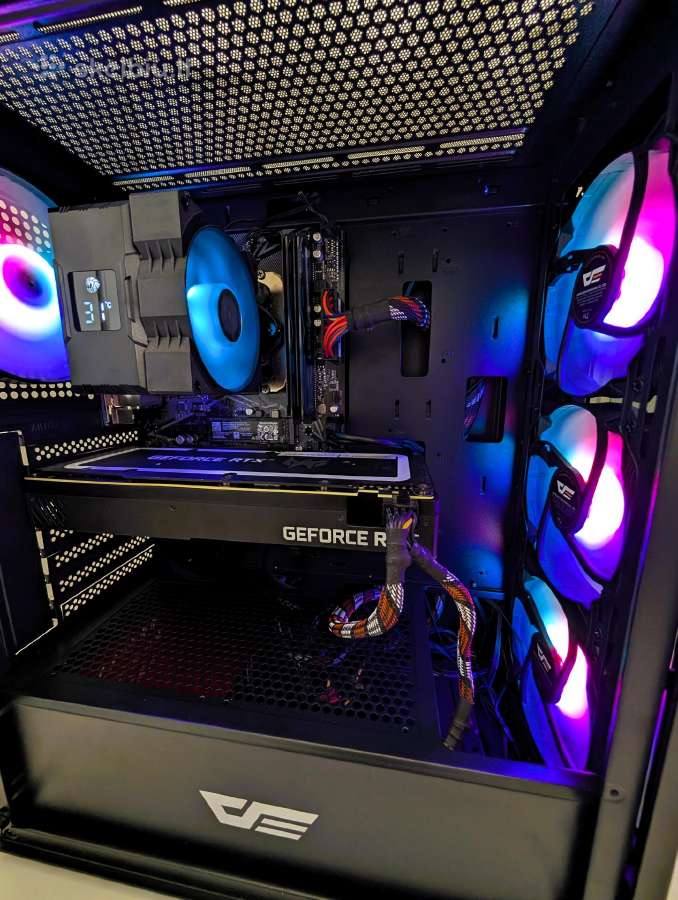Gaming Pc Ryzen 5 5500 Rtx 3060 Ti 8gb SSD + HDD - nuotraukos Nr. 8