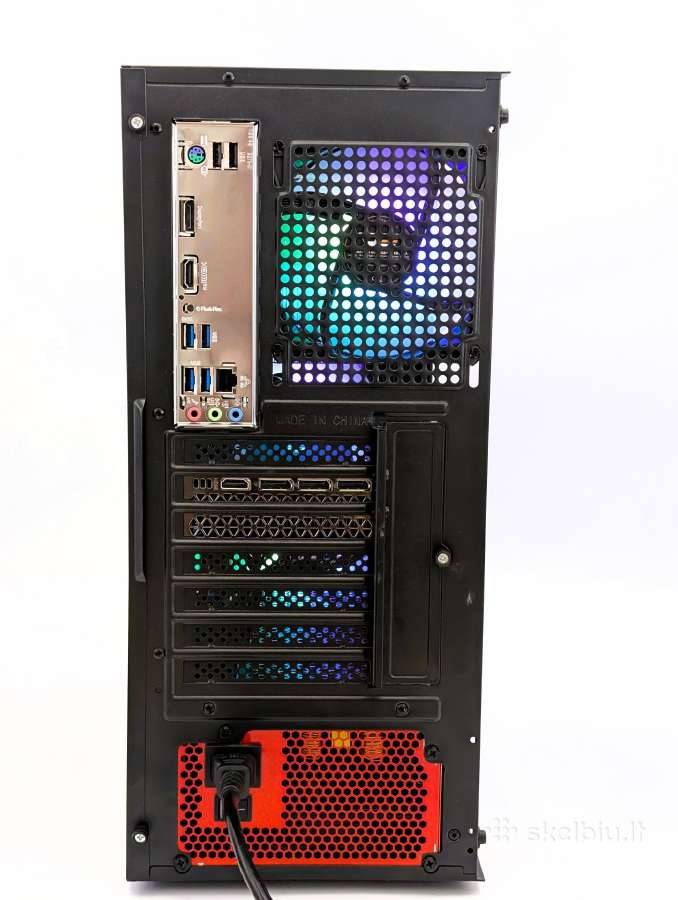 Gaming Pc Ryzen 5 5500 Rtx 3060 Ti 8gb SSD + HDD - nuotraukos Nr. 12