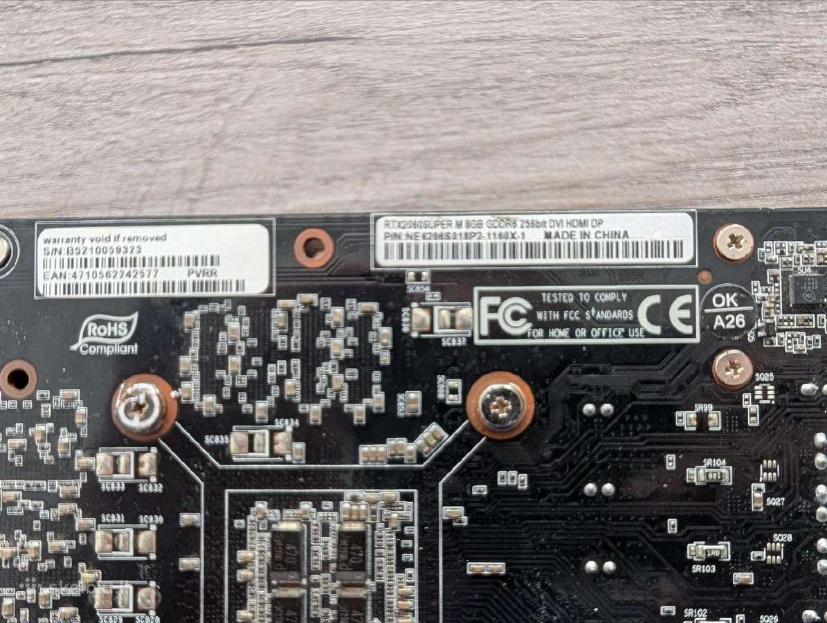 Rtx 2060 super Gainward Ghost 8gb Vram - nuotraukos Nr. 3