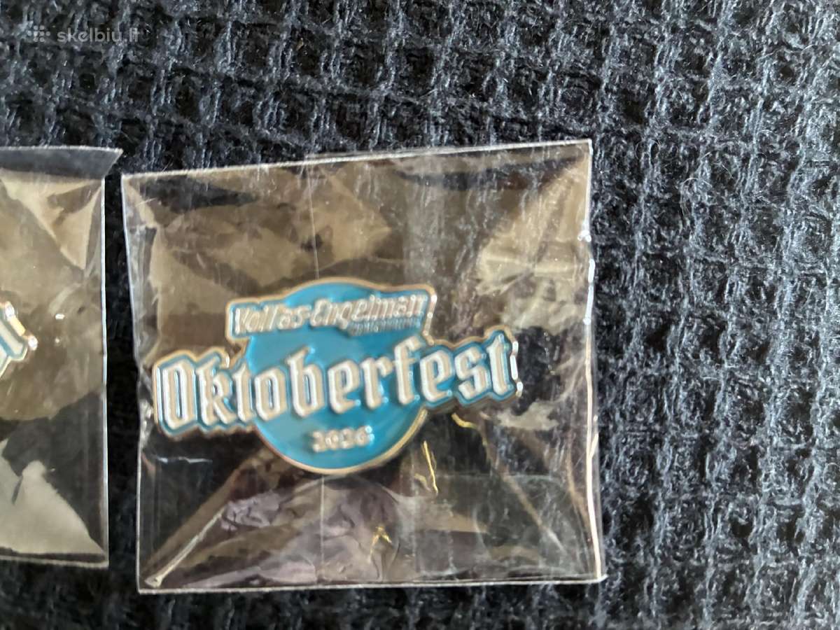Pin Volfas Engelman Oktoberfest 2026 ženkliukai - nuotraukos Nr. 3