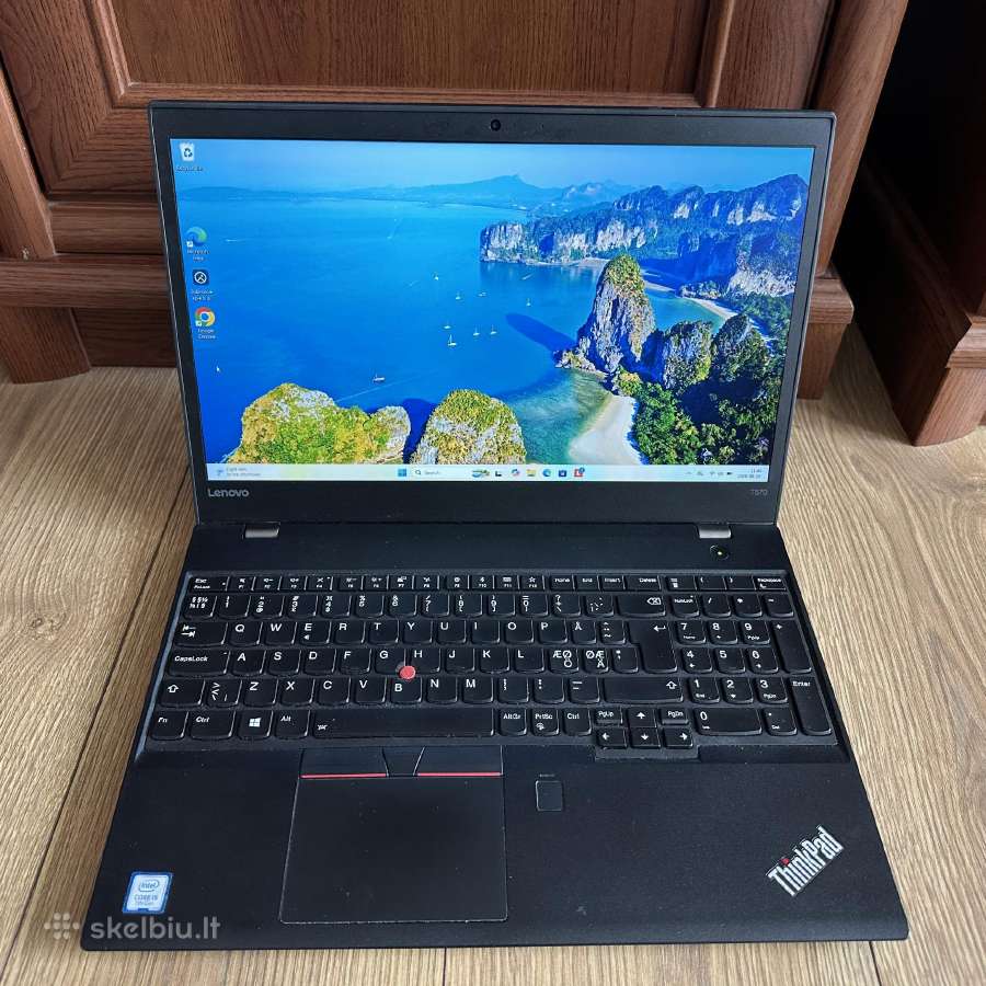 Lenovo Thinkpad T570 I5-7200 8gb 256 SSD 15.6 Fhd - nuotraukos Nr. 3