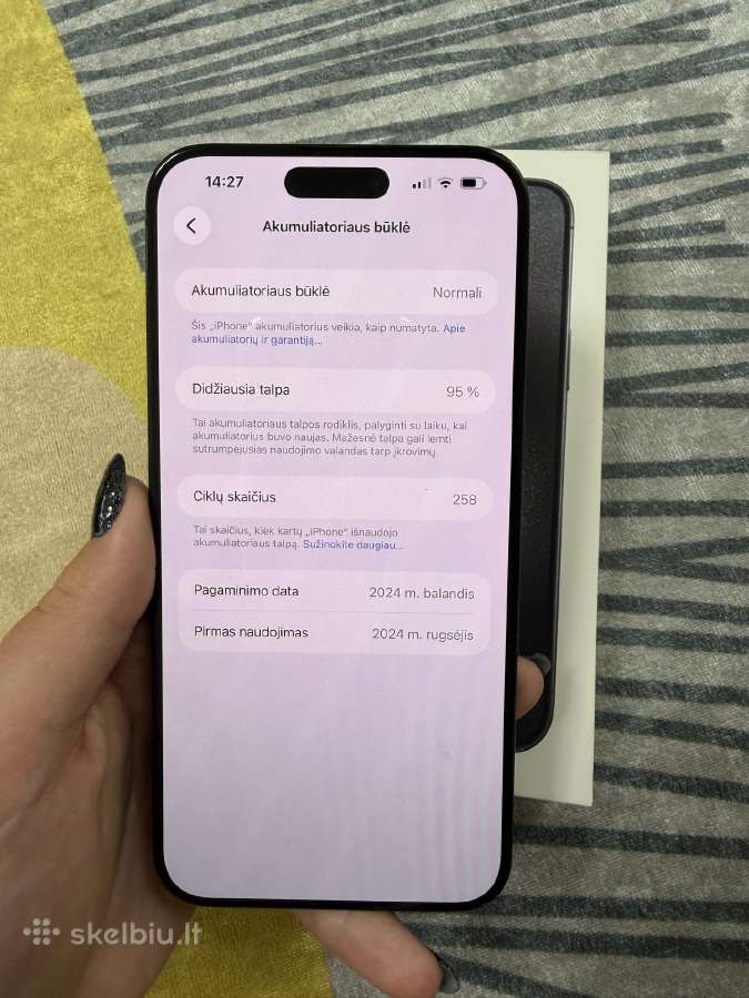 iPhone 15 pro max - nuotraukos Nr. 6
