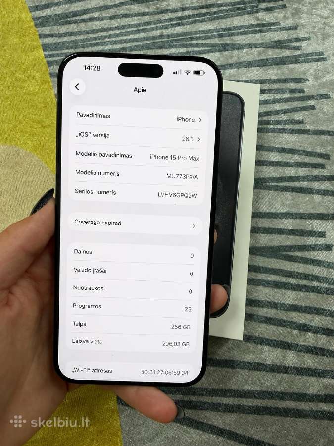 iPhone 15 pro max - nuotraukos Nr. 7