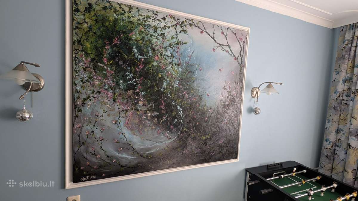 Didelė aliejinė tapybą 127-145 cm - nuotraukos Nr. 2
