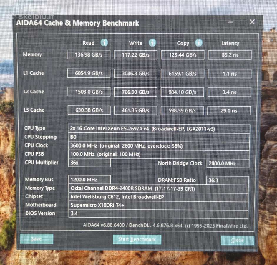 Server 2xe5-2697av4+128gb RAM Ddr4 - nuotraukos Nr. 3