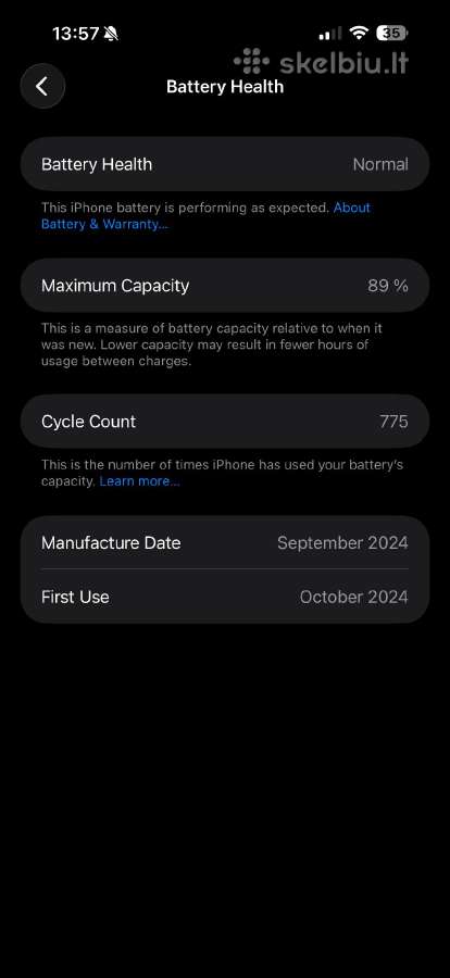 iPhone 16 pro max - nuotraukos Nr. 4