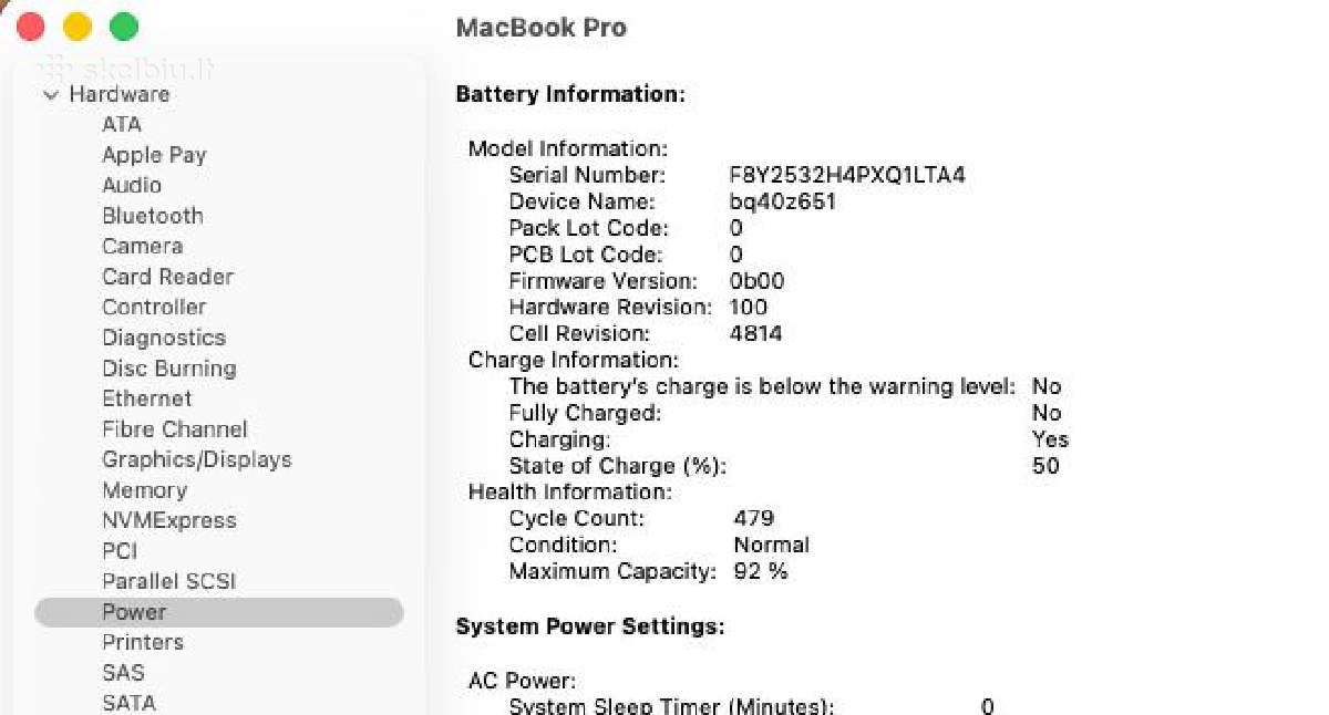 MacBook Pro M2 Pro 14" / 32gb / 1tb / 19c Gpu - nuotraukos Nr. 8