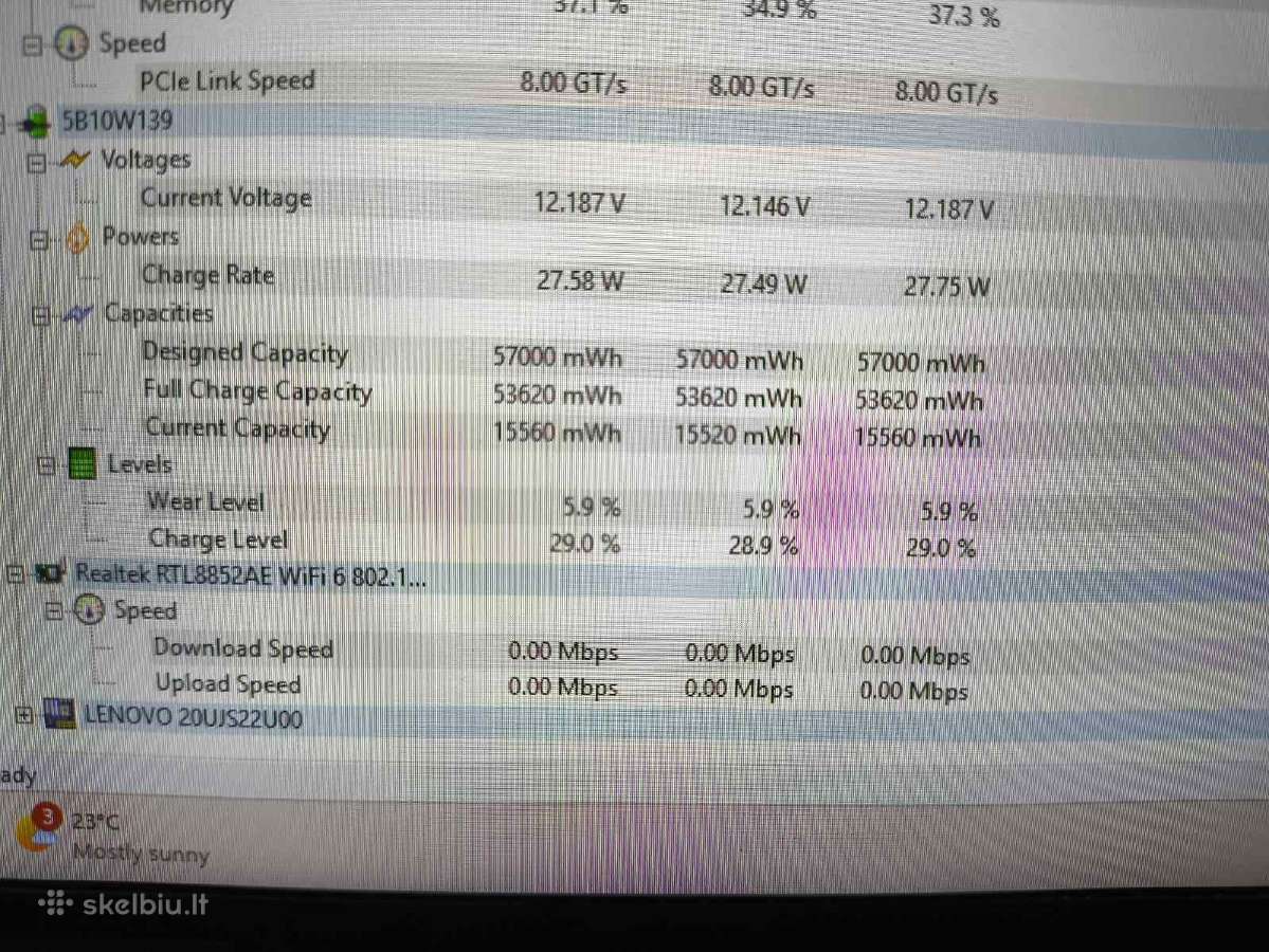 Thinkpad T14s Fhd Ips Ryzen 7 4750u 32gb 256gb 6% - nuotraukos Nr. 6