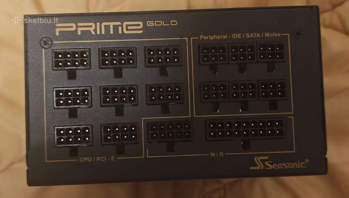 Maitinimo blokas Seasonic Prime 1300w Gold - nuotraukos Nr. 2