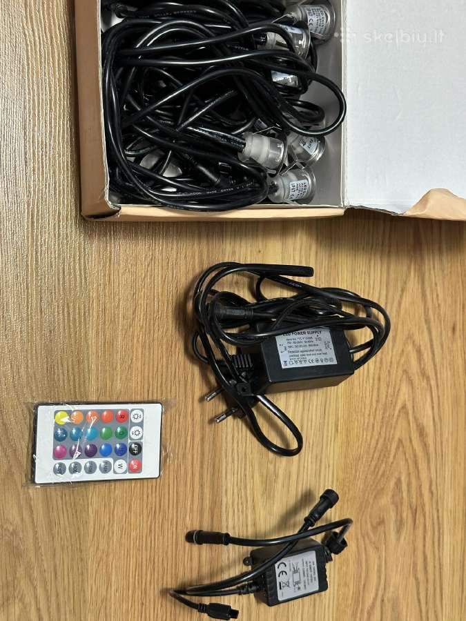 LED lemputes Rgb su valdymo pulteliu 10 vnt - nuotraukos Nr. 2