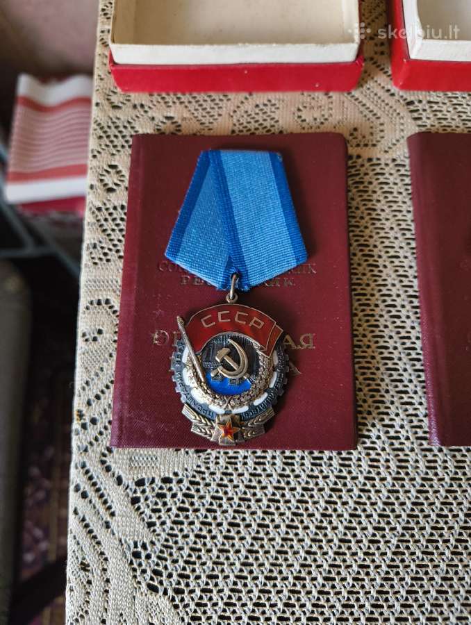CcCCCP ordinas su dokumentu ir dėžute - 2 vnt.viso - nuotraukos Nr. 3