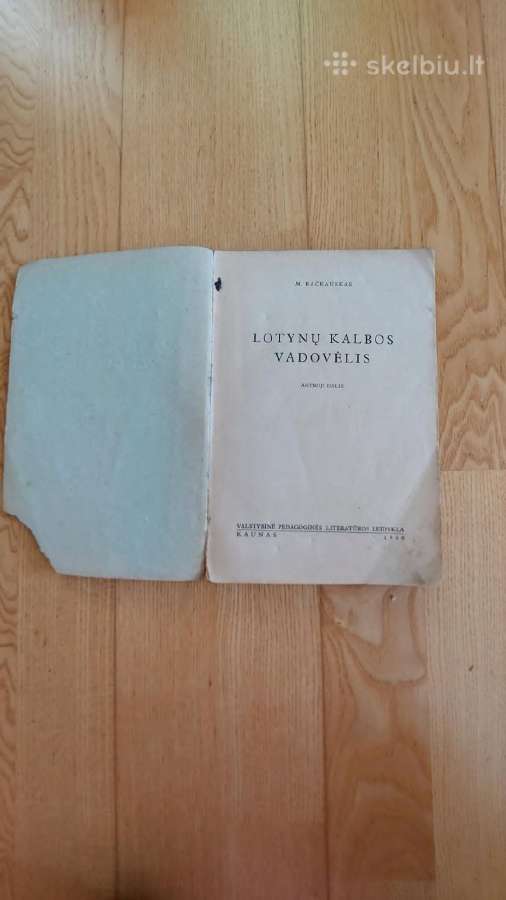 Parduodami seni lotynų kalbos vadovėliai - nuotraukos Nr. 2