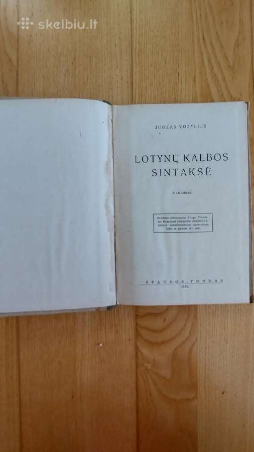 Parduodami seni lotynų kalbos vadovėliai - nuotraukos Nr. 4