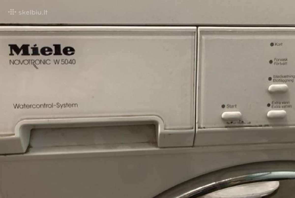 Skalbyklė Miele Novotronic W5040 - nuotraukos Nr. 4