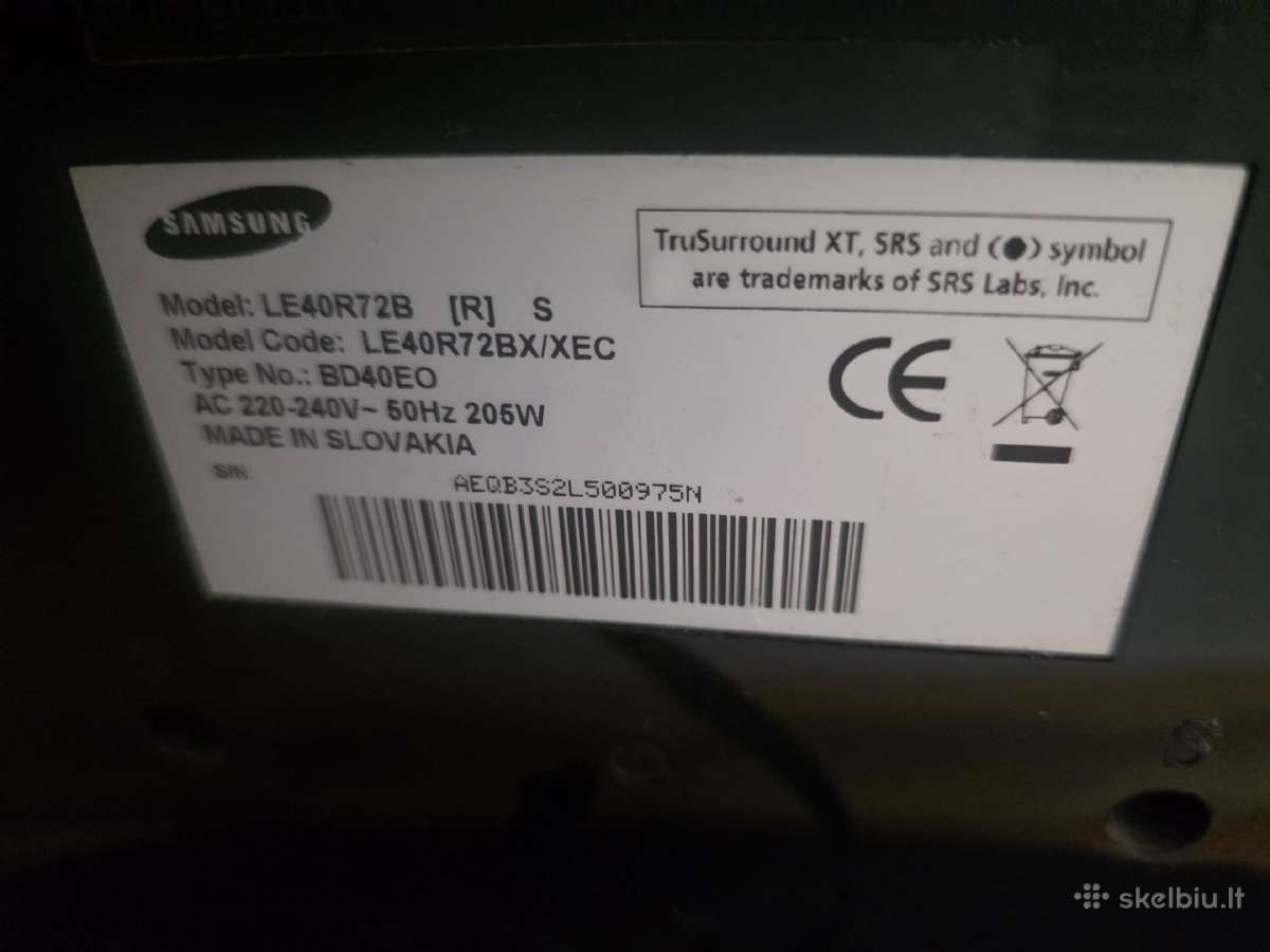 Televizorius samsung - nuotraukos Nr. 2