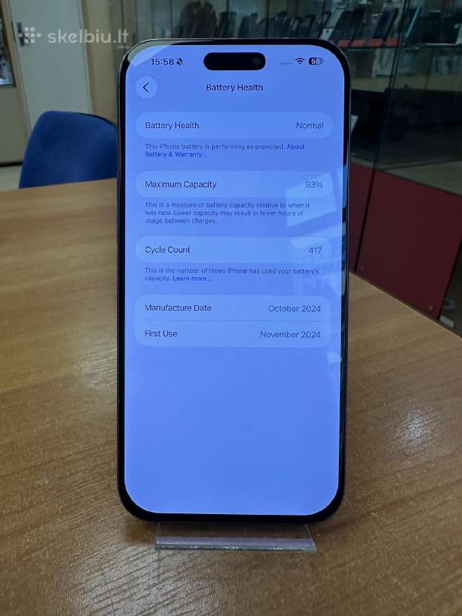 Apple iPhone 16 Pro Max 512 GB (Naudotas) - nuotraukos Nr. 3